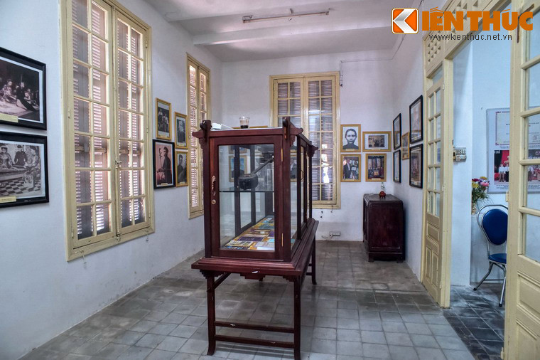 Trong một phòng trưng bày ở Tòa Công chánh - Bảo tàng Văn hóa Huế.