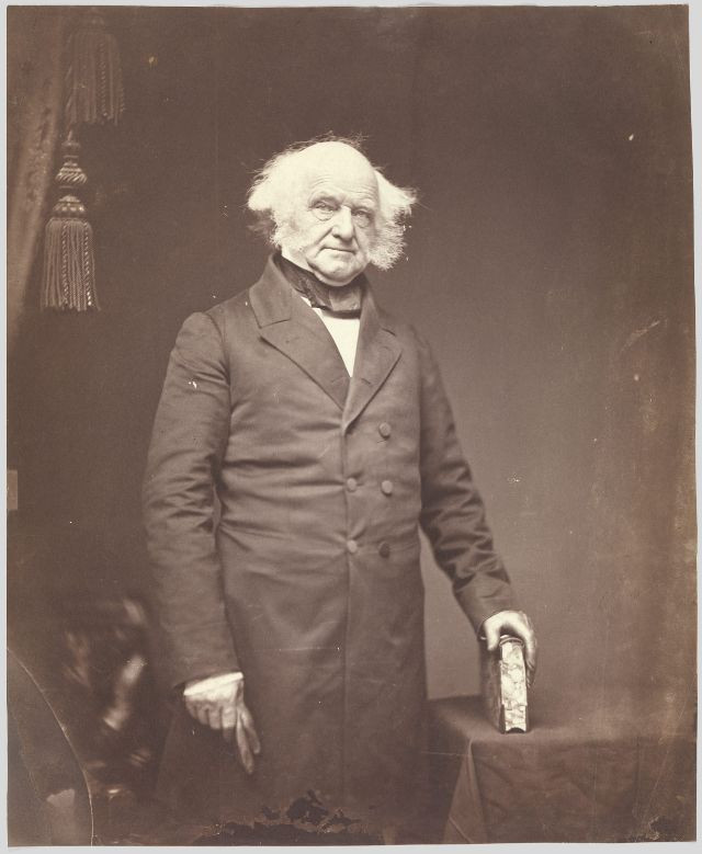 Chân dung Tổng thống Mỹ thứ 8, Martin Van Buren (1782-1862), chụp vào khoảng năm 1855-1858.