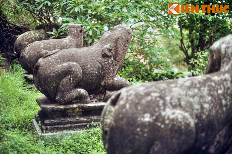 Các linh thú ở chùa Phật tích đều có trong điển tích nhà Phật, mang ý nghĩa bảo vệ và quy y Phật pháp.