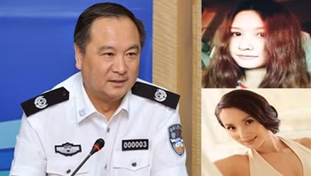 'Sếp' công an Trung Quốc leo cao nhờ tiến cống người tình Lý Đông Sinh khi còn là Thứ trưởng Bộ Công an (ảnh lớn), Giả Hiểu Diệp (ảnh nhỏ trên), Thang Sán