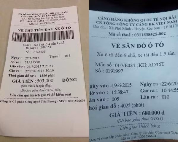 Sot mang hoa don gui xe “cat co” o Noi Bai, TSN