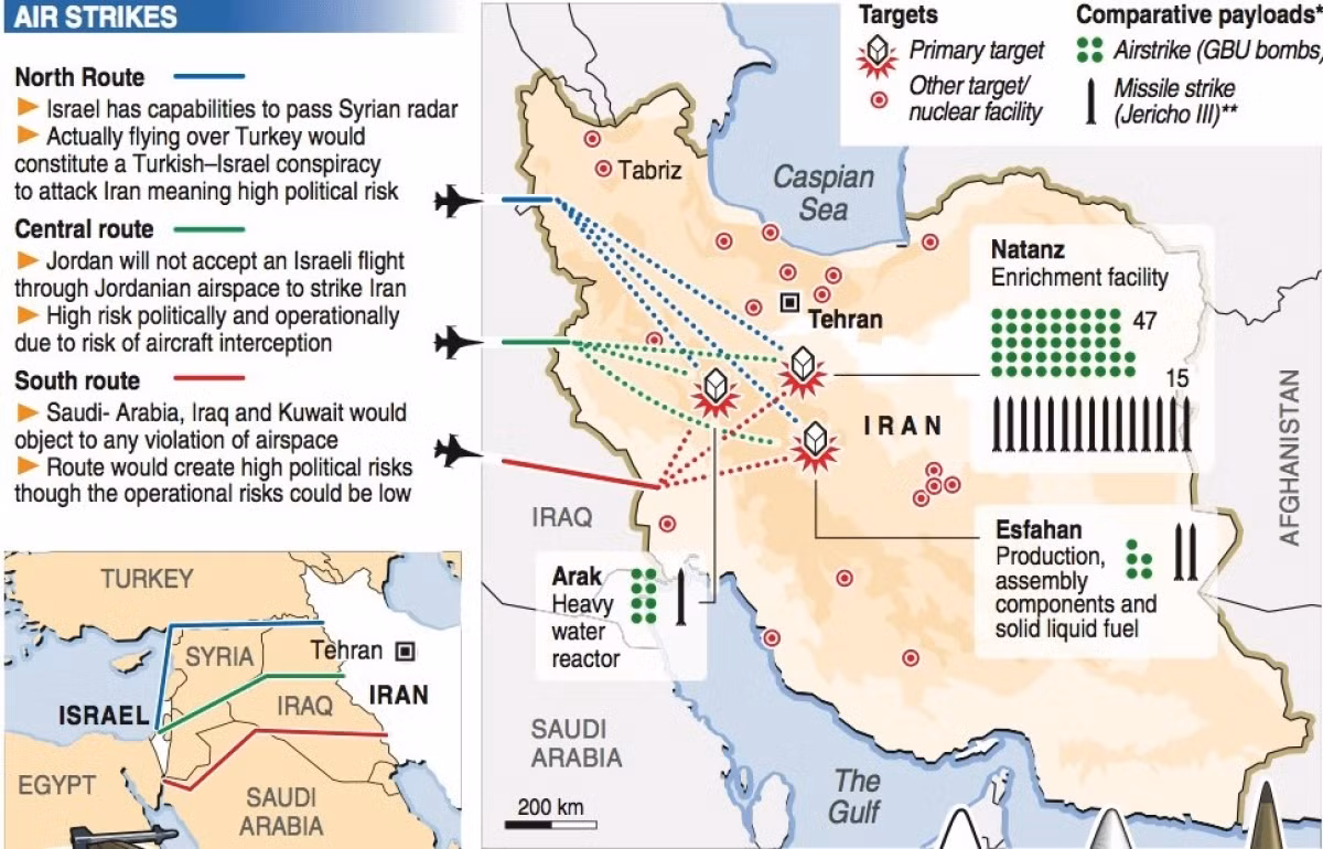 Israel chuan bi tan cong dong loat co so hat nhan cua Iran?-Hinh-3