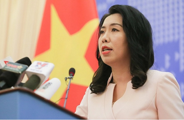 Bo Ngoai giao thong tin nhom tau Hai Duong 8 rut khoi vung bien Viet Nam