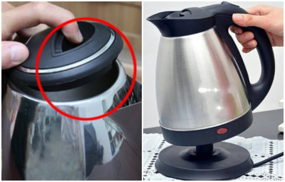 Không đậy nắp hoặc đậy không kín khi đun nước. Việc này sẽ làm nhiệt lượng tỏa ra ngoài nhiều hơn, nước lâu sôi và tốn điện hơn. Một số loại ấm được thiết kế rơ le tự động ngắt nguồn điện khi ấm đã được đóng nắp kín. Nếu nước sôi mà điện không ngắt điện sẽ gây ra cháy nổ, hỏng ấm.