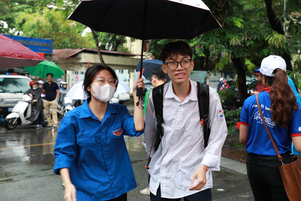 Thí sinh tự tin trong ngày "vượt vũ môn".