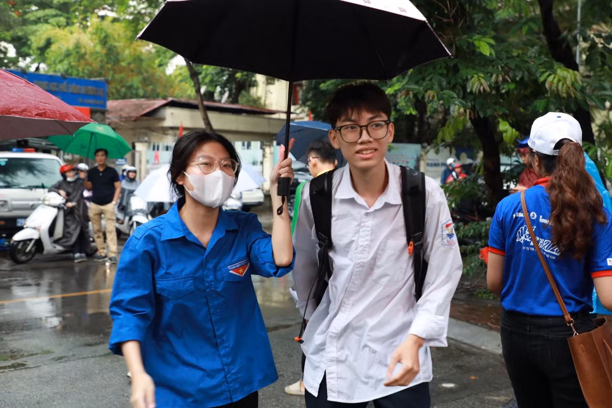 Thí sinh tự tin trong ngày "vượt vũ môn".