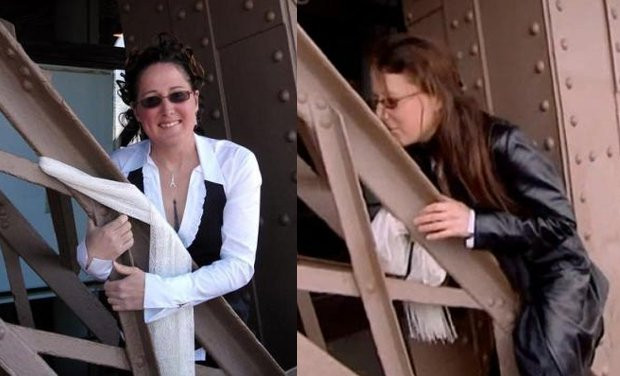 8. Không phải chỉ người với người mới có thể kết hôn: Erika La Tour Eiffel, 37 tuổi, một cựu quân nhân sống tại San Francisco, Mỹ đã yêu say đắm tháp Eiffel từ lâu. Trước khi tiến hành kết hôn với tháp Eiffel, cô đã trải qua mối tình với một chiếc cung tên Lance và bức tường Berlin. Sau khi kết hôn năm 2007, cô đã đổi họ của mình thành Eiffel để tỏ rõ sự nghiêm túc trong mối quan hệ này.