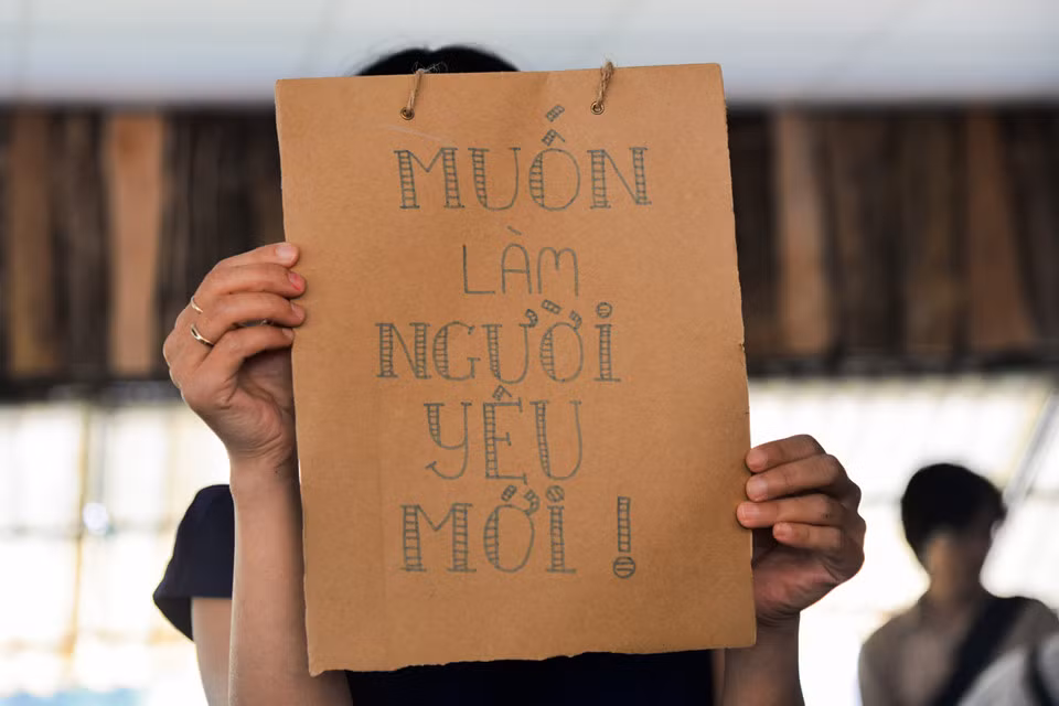 Sự kiện tổ chức tại 58/52 đường Tô Ngọc Vân, phường Quảng An thu hút nhiều bạn trẻ tham dự.