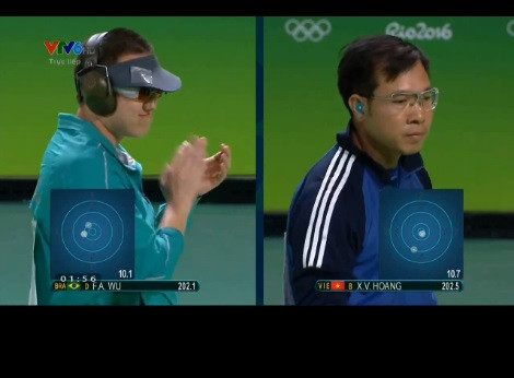 Dù bị Xuân Vinh đánh bại nhưng xạ thủ Felipe Almeida vẫn được nhiều khán giả Việt Nam chú ý và mến mộ bởi không chỉ thành tích thi đấu rất ấn tượng mà còn vì anh có nhiều hành động đẹp, thể hiện sự tôn trọng và khâm phục xạ thủ Việt Nam. Sau khi biết Xuân Vinh giành được điểm cao trong lượt bắn cuối và vượt qua mình, Felipe Almeida Wu đã lập tức quay sang mỉm cười và vỗ tay tán thưởng đối thủ của mình.