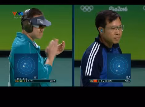 Dù bị Xuân Vinh đánh bại nhưng xạ thủ Felipe Almeida vẫn được nhiều khán giả Việt Nam chú ý và mến mộ bởi không chỉ thành tích thi đấu rất ấn tượng mà còn vì anh có nhiều hành động đẹp, thể hiện sự tôn trọng và khâm phục xạ thủ Việt Nam. Sau khi biết Xuân Vinh giành được điểm cao trong lượt bắn cuối và vượt qua mình, Felipe Almeida Wu đã lập tức quay sang mỉm cười và vỗ tay tán thưởng đối thủ của mình.