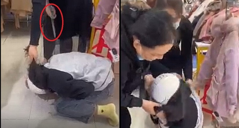 Hai vợ chồng Hường đã đăng tải clip chửi bới, đánh đập một cô gái ăn trộm hàng hóa của cửa hàng và bắt đền bù thiệt hại gấp hàng chục lần giá trị hàng bị đánh cắp. 