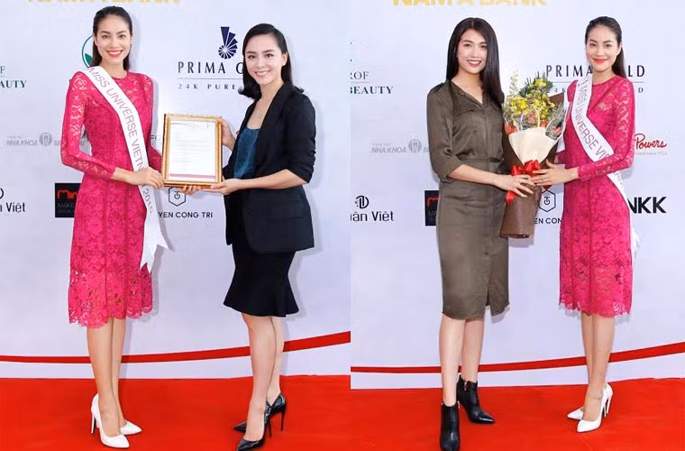 “Phạm Hương là ứng cử viên hội đủ những tố chất tốt nhất mà tiêu chí cuộc thi Hoa hậu Hoàn vũ thế giới đề ra. Ngay khi cuộc thi Hoa hậu Hoàn vũ Việt Nam vừa kết thúc, chúng tôi đã bắt tay với các đối tác uy tín hàng đầu tổ chức các lớp huấn luyện hỗ trợ cho Hương. Sự ủng hộ của công chúng cũng như giới chuyên môn, báo chí trong và ngoài nước suốt thời gian qua là niềm cổ vũ rất lớn dành cho Hoa hậu Phạm Hương sẵn sàng cho cuộc thi”, Á hậu Thiên Lý chia sẻ. 