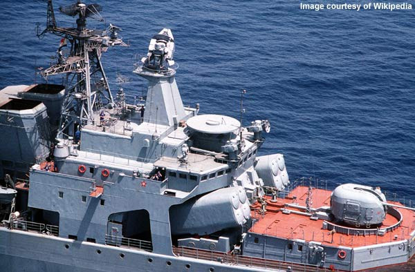 Vũ khí trên tàu gồm 2 pháo hạm AK-100 cỡ 100 mm, 4 pháo cao tốc AK-630 cỡ 30 mm, 8 tên lửa chống ngầm SS-N-14, 64 tên lửa phòng không SA-N-9, module Kashtan CIWS, 8 ống phóng ngư lôi cỡ 533 mm, 2 hệ thống rocket chống ngầm RBU-6000.