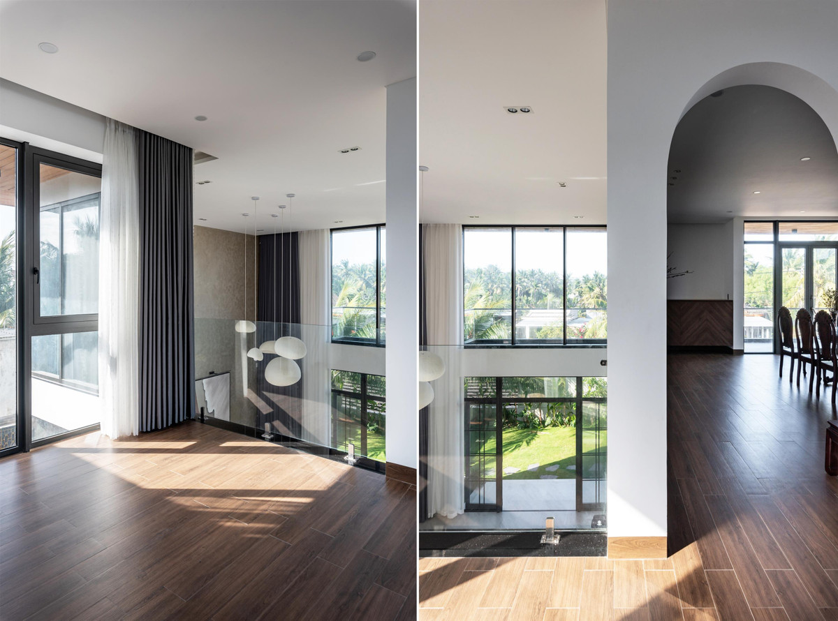 Ngôi nhà luôn tràn ngập ánh sáng.