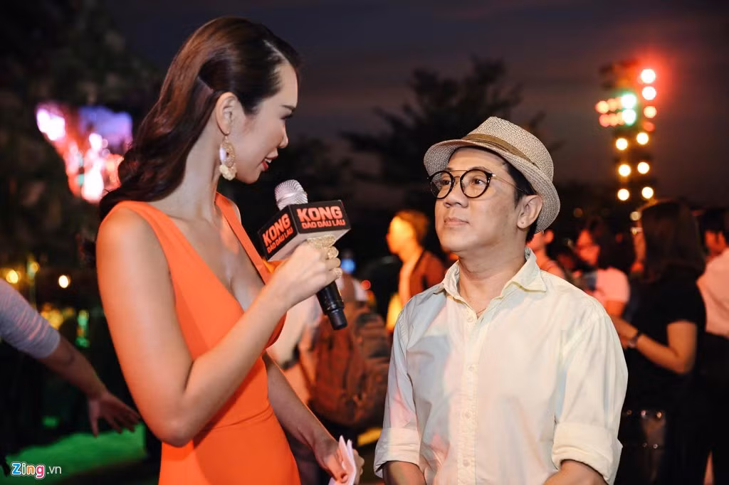 Nghệ sĩ Thành Lộc có mặt từ khá sớm. Anh chia sẻ háo hức được thưởng thức siêu phẩm Hollywood Kong: Skull Island. Thành Lộc tin rằng khi phim ra mắt cũng là dịp quảng bá du lịch Việt Nam với bạn bè thế giới. Anh còn đặt niềm tin vào triển vọng hợp tác điện ảnh giữa Việt Nam cùng Hollywood.