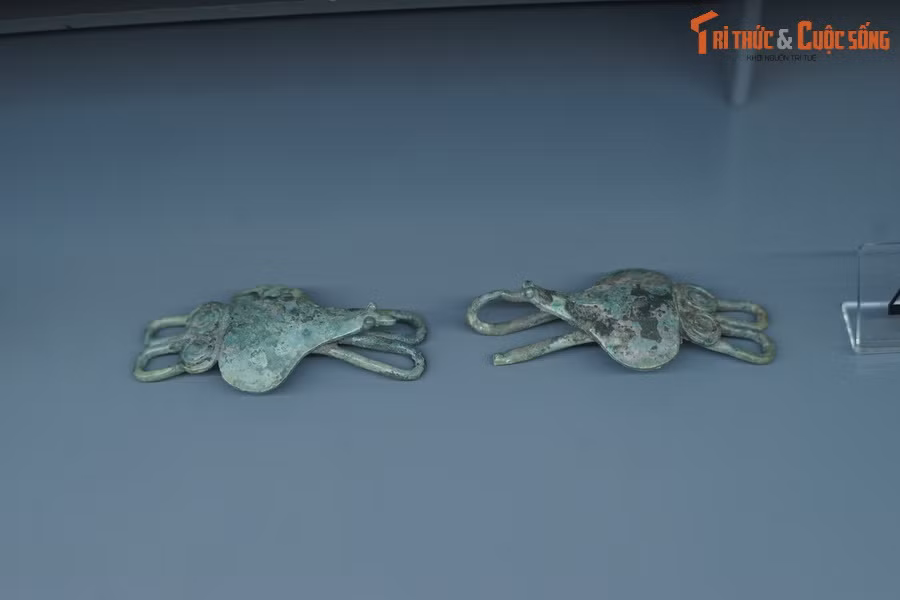 Móc đeo thắt lưng bằng đồng hình ếch, niên đại thế kỷ 2-1 TCN.