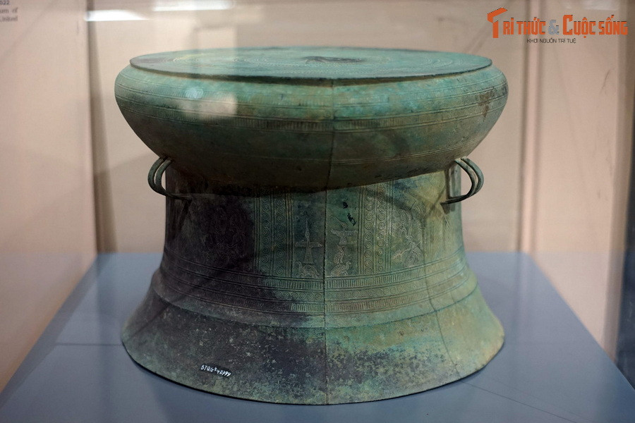 Trống đồng Đông Sơn, sưu tầm tại Gia Viễn, Ninh Bình, niên đại thế kỷ 2-1 TCN.