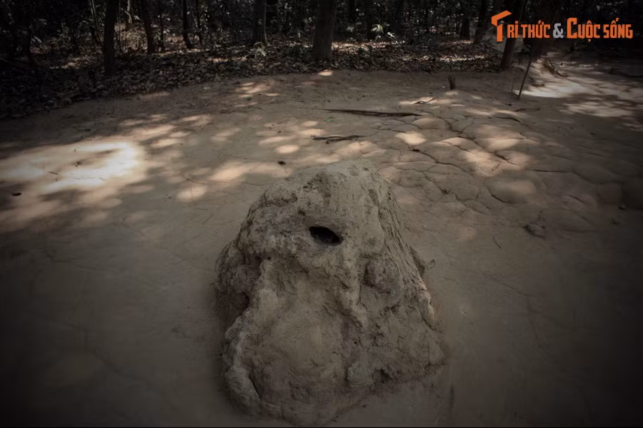 Tại thời điểm đạt đến quy mô lớn nhất, toàn hệ thống địa đạo Củ Chi có chiều dài khoảng 250 km với 3 tầng sâu khác nhau, chiều sâu từ 3 m đến 12 m. Không khí được đưa xuống địa đạo qua các lỗ thông hơi đặt tại vị trí các bụi cây hoặc ngụy trang như tổ mối.