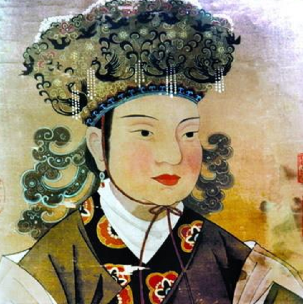 Nhưng sau đó, thái tử Lý Trị lên ngôi, tức là Đường Cao Tông đã có dịp tới chùa Cảm Nghiệp này cúng tế cho cha và đã đưa bà trả lại cung. Lúc này, trong cung đã có Vương hoàng hậu. Vì ghen tức với Tiêu Thục Phi nên đã mượn Mị Nương làm lá chắn, dùng làm công cụ để chiếm lại sự sủng ái của nhà vua. Và thật không ngờ, chính điều này đã tạo cho Mị Nương cơ hội tốt để gần gũi Đường Cao Tông và sinh cho ông một cô công chúa.