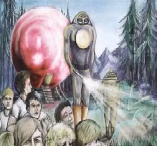 Sau khi bọn họ xếp thành hình tam giác, robot có lẽ đã được kích hoạt và trở nên linh động. Một cậu bé đã hét ầm lên khi nhìn thấy chúng.