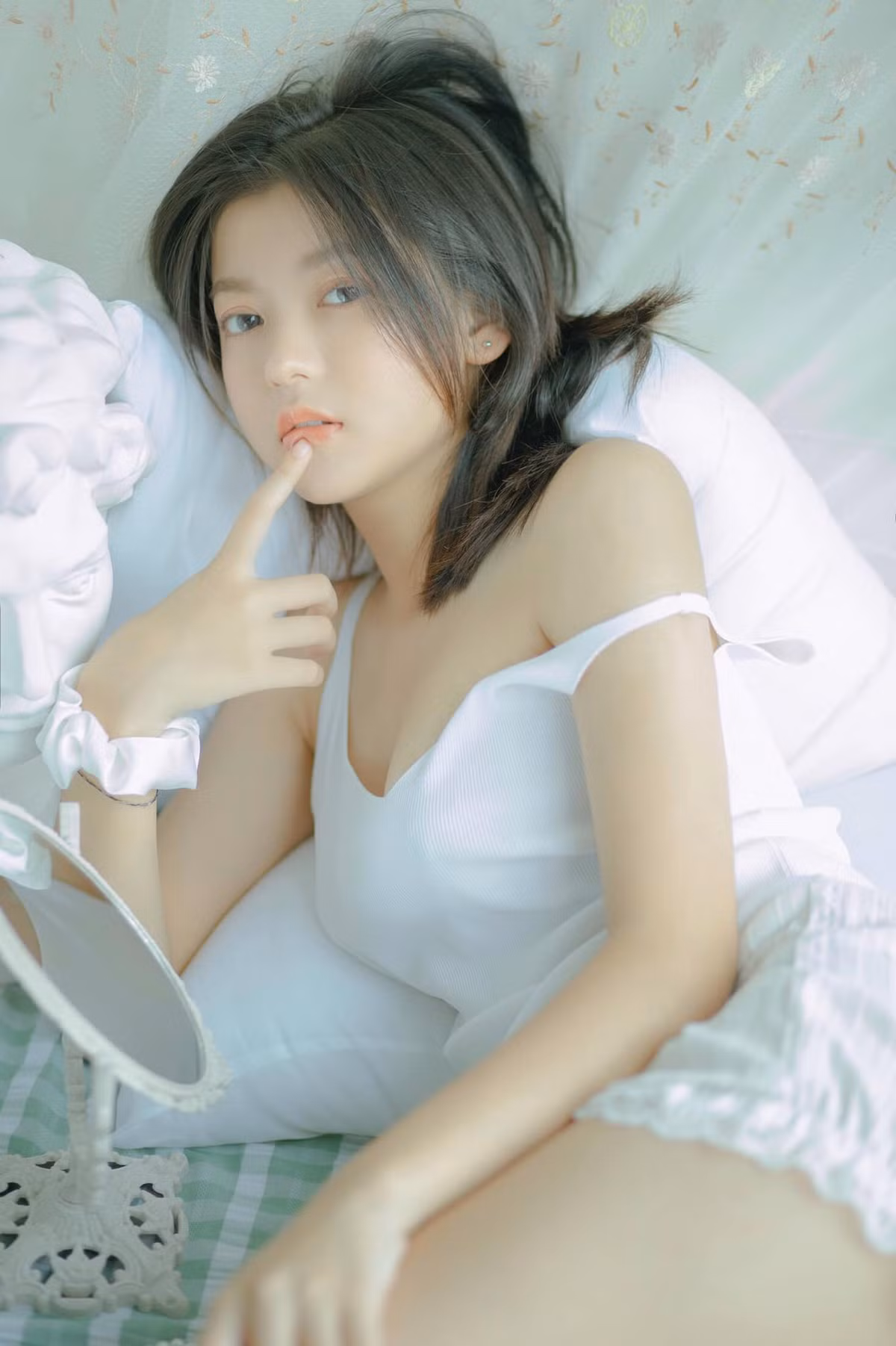 Không chỉ quyến rũ, Trang Lucy còn có khuôn mặt trong sáng, đáng yêu. Nguồn: FBNV