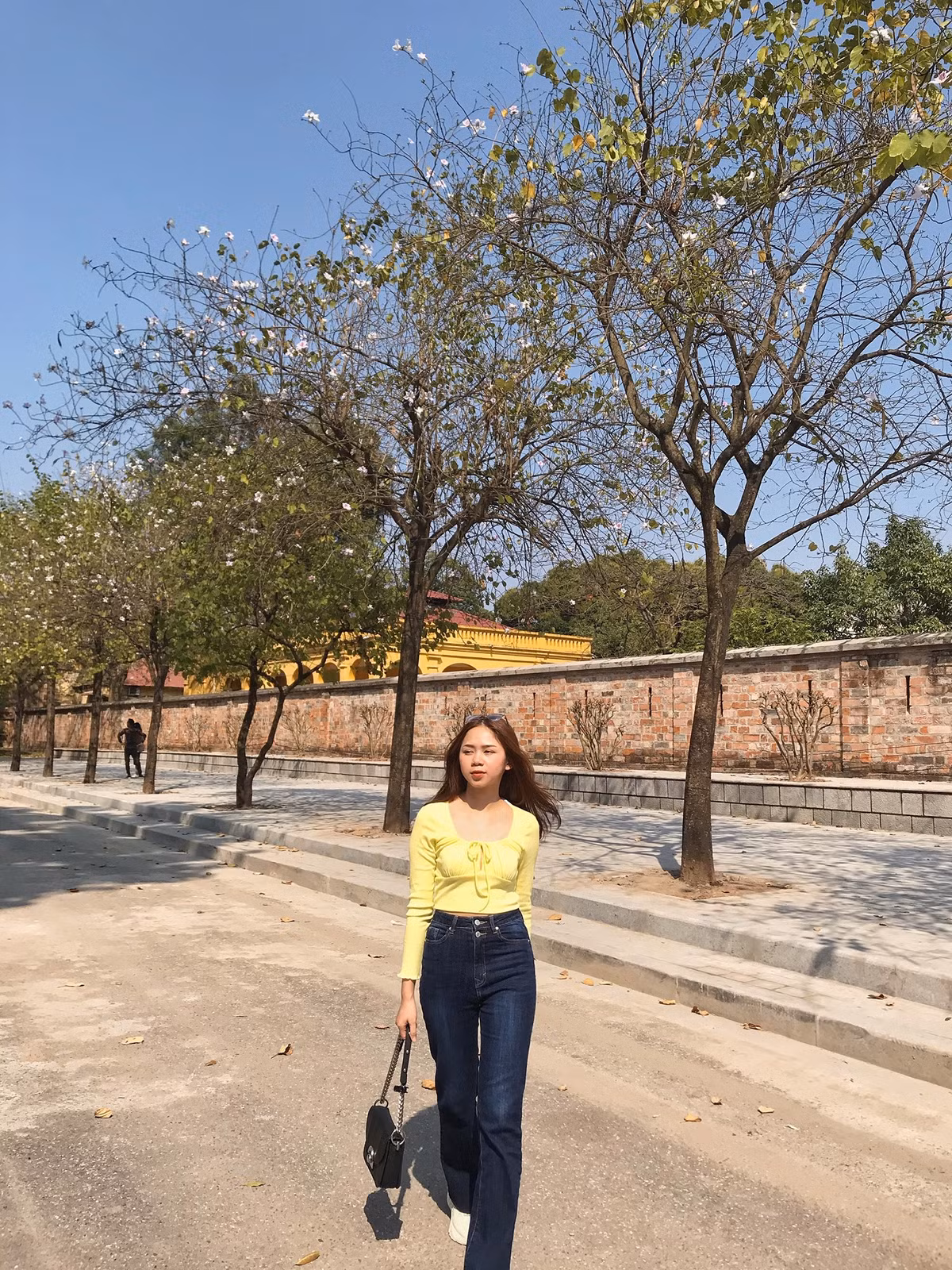 Con đường hoa ban nở rộ ở Hà Nội đẹp không khác gì núi rừng Tây Bắc thu hút giới trẻ thi nhau đến “sống ảo”. Ảnh: Thuy Nhung Nguyen