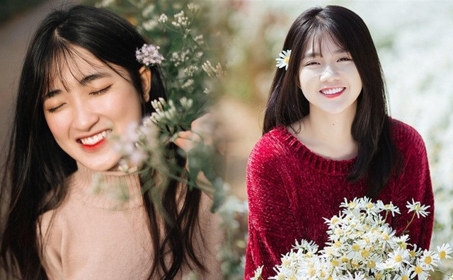 Hiền Dịu (sinh năm 2001), hiện đang sống và làm việc tại Hà Nội sở hữu gương mặt có nét hao hao "hot girl trà sữa" Kiều Trinh Xíu.