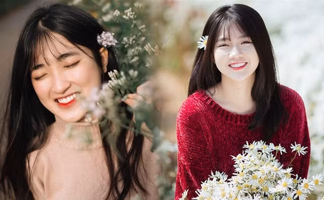 Hiền Dịu (sinh năm 2001), hiện đang sống và làm việc tại Hà Nội sở hữu gương mặt có nét hao hao "hot girl trà sữa" Kiều Trinh Xíu.