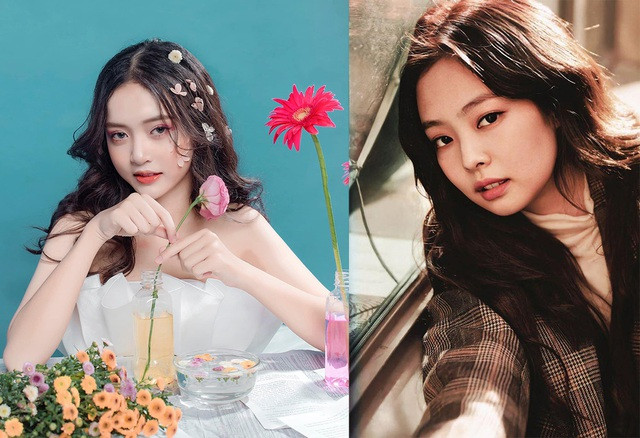 Dương Thái Thiên Nhi cũng là cô gái sở hữu gương mặt bầu bĩnh, ánh mắt lanh lợi hao hao nữ ca sĩ Jennie (Blackpink).