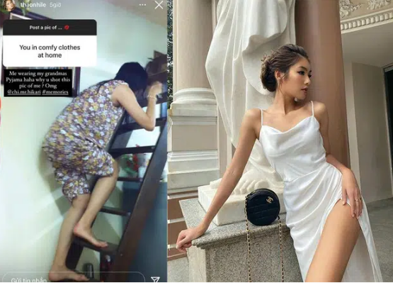 Kể cả khoảnh khắc Thảo Nhi Lê đăng ảnh diện đồ của bà ngoại khi ở nhà cũng từng khiến fan "xỉu ngang xỉu dọc".