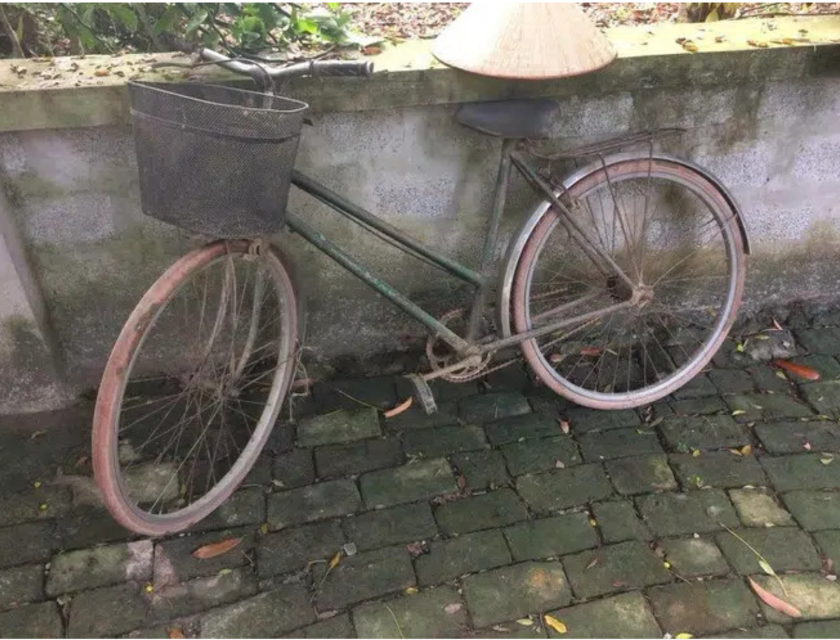 Chiếc xe đạp quen thuộc từ "thời ông bà anh" khiến dân mạng há hốc mồm ngạc nhiên.