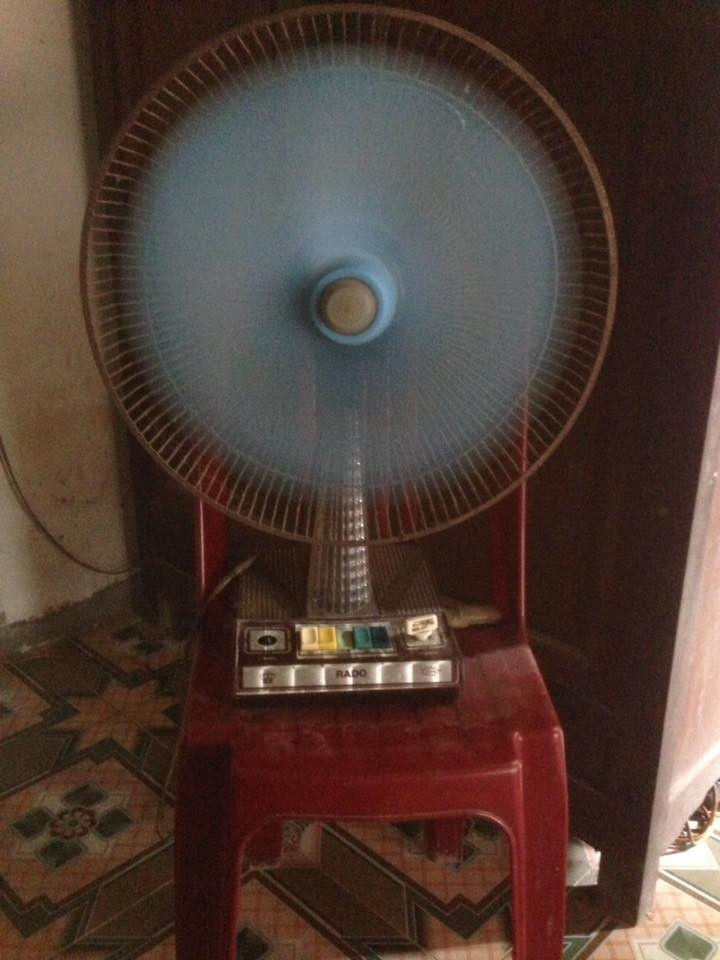 Chiếc quạt mua từ năm 1982 vẫn còn chạy tốt.