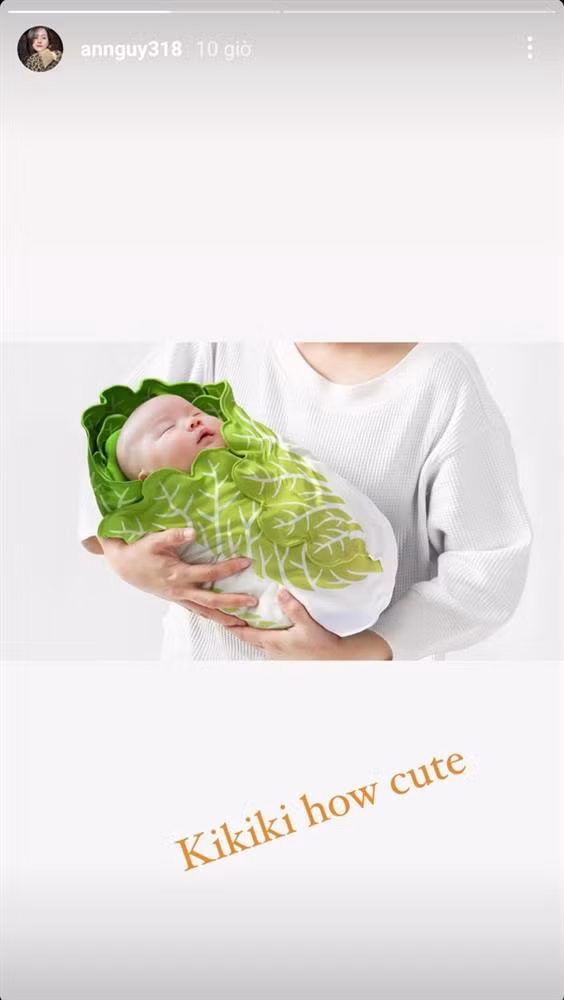 Bẵng đi một thời gian, mới đây nhất nàng vlogger bất ngờ đăng tải một bức ảnh một người đang bế em bé lên tay kèm chú thích: "Kikiki how cute". (Tạm dịch là: Kikiki sao mà lại dễ thương thế này). Hình ảnh này nhanh chóng khiến cư dân mạng cho rằng An Nguy đã hạ sinh con trai đầu lòng.