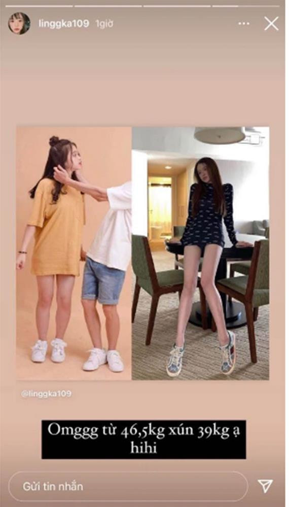 Mới đây, Linh Ka đã đăng ảnh so sánh cách đây vài năm và hiện tại khiến không ít người bất ngờ. Bản thân cô nàng cũng không giấu nổi sự ngạc nhiên khi ngoại hình lại thay đổi nhiều đến như vậy.