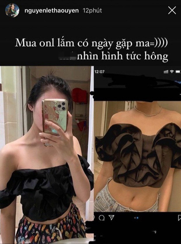 Trước đó đã có không ít trường hợp về thảm họa mua hàng online, như hot girl Nguyễn Lê Thảo Uyên gặp tình huống dở khóc dở cười khi mua một chiếc áo croptop màu đen, nhưng sản phẩm nhận về trông thì chẳng khác ảnh mẫu là mấy nhưng về độ nhún thì thua xa.