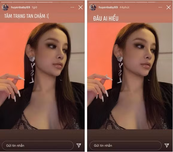 Ngay cả khi cựu hot girl này đăng trạng thái buồn bã, than vãn chán nản lên MXH cũng không thể dìm nổi đi phần nào nhan sắc cực phẩm của cô.