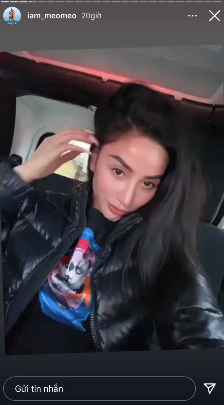Trên trang cá nhân, Meo Meo cũng vô cùng tự hào về làn da cực đẹp của mình gần đây.
