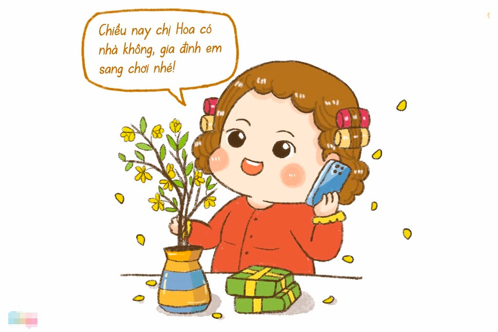 Ngày Tết, các gia đình bận rộn với nhiều hoạt động gặp gỡ, trước khi đến chúc Tết bạn nên liên lạc và hẹn trước, đặc biệt với trường hợp ở xa.