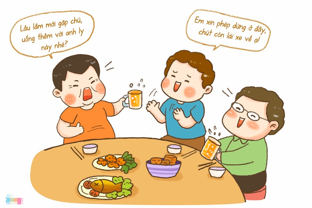 Bạn nên đặt ra giới hạn cho bản thân đồng thời biết cách từ chối lời mời rượu thay vì xuôi theo những lời mời.