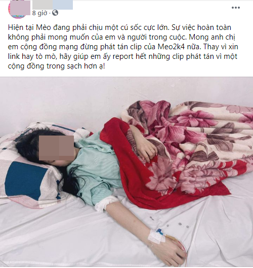 Nghi van hot girl TikTok lo clip “nong”, phai nhap vien cap cuu-Hinh-2