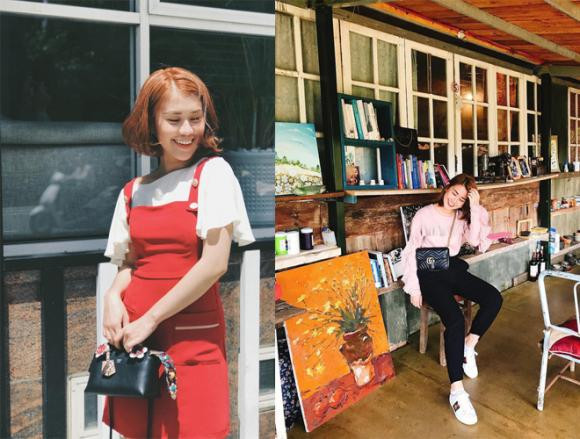 Cô nàng còn xuất hiện với những trang phục đắt đỏ từ các thương hiệu nổi tiếng.