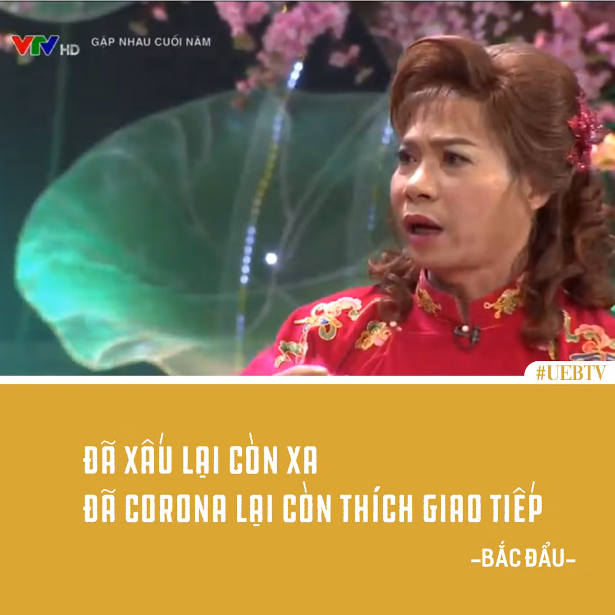 "Bắc Đẩu" Công Lý cũng có loạt phát ngôn ấn tượng. Ảnh: UEBTV