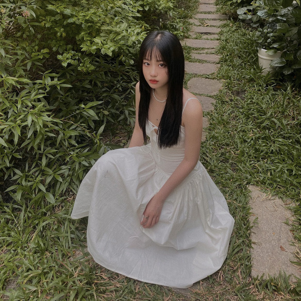 Thảo Vy cũng không thua kém với nhan sắc ngọt ngào như các hot girl Hàn Quốc