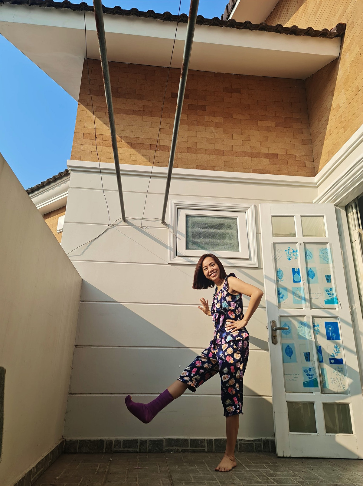 Bộ ảnh là kỷ niệm để đời của người phụ nữ 42 tuổi này, đặc biệt tinh thần của chị là điều mà nhiều người muốn học hỏi.