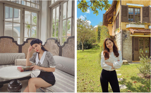 Mới đây, hot girl Hà thành hé lộ cơ ngơi sau đám cưới trên Instagram bằng những khoảnh khắc khoe trang trí nhà dịp Tết kèm caption: “Tết tràn vào nhà rồi”.