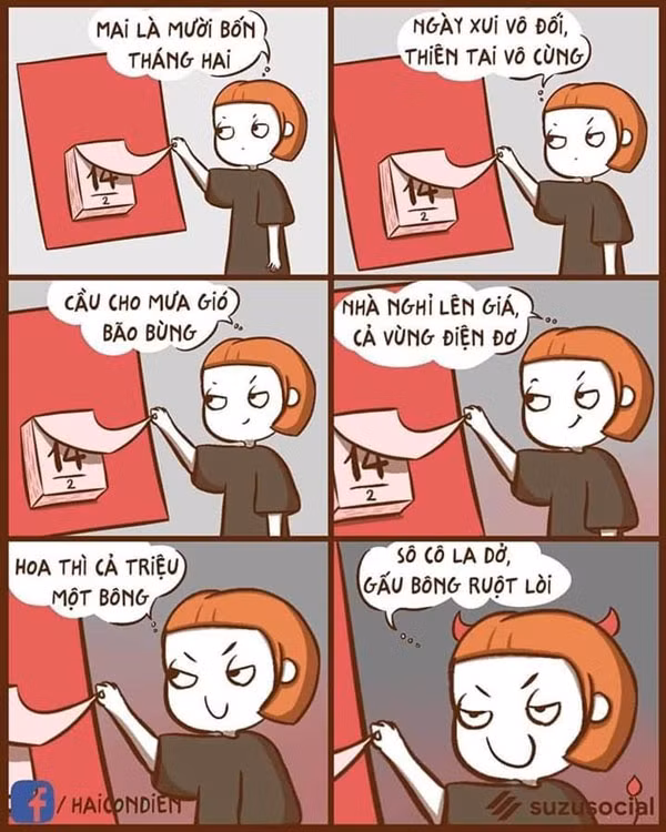 Lời nguyện cầu của một FA trong ngày Valentine. Ảnh: Tổng hợp Facebook