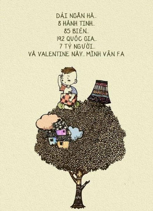 Ảnh chế hài hước về hội “ê sắc ế” trong ngày Valentine Anh che hai huoc ve hoi “e sac e” trong ngay Valentine