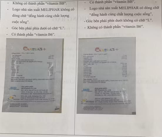 Dấu hiệu nhận biết hàng thật, giả.