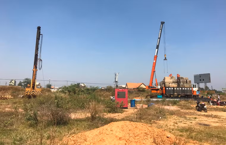 Ngay thời gian sau đó, sẽ tiến hành thi công hệ thống hạ tầng kỹ thuật toàn khu vực bến xe mới.