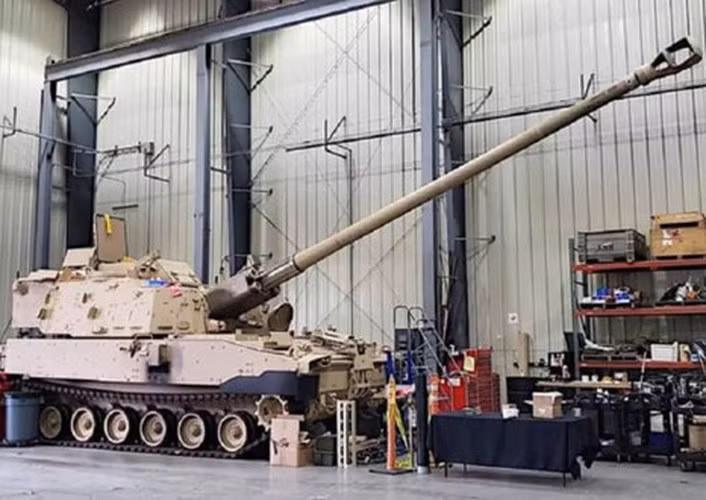 Được biết pháo tự hành M1299 trang bị bộ nạp đạn tự động XM654 tiên tiến nhất mới được Mỹ cải tiến và phát triển.